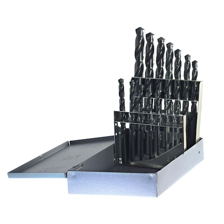 Drillco 15PC DRILL BIT SET 1/16-1/2 BY 32nds 200A15